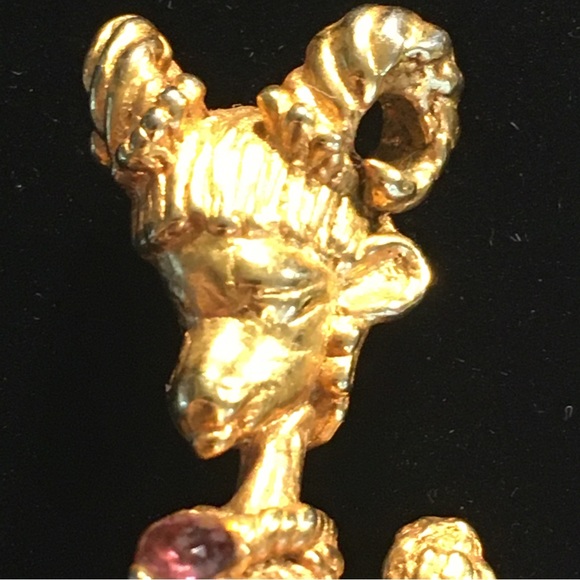 Vintage Vogue Jewelry Goat Brooch - Picture 2 of 10